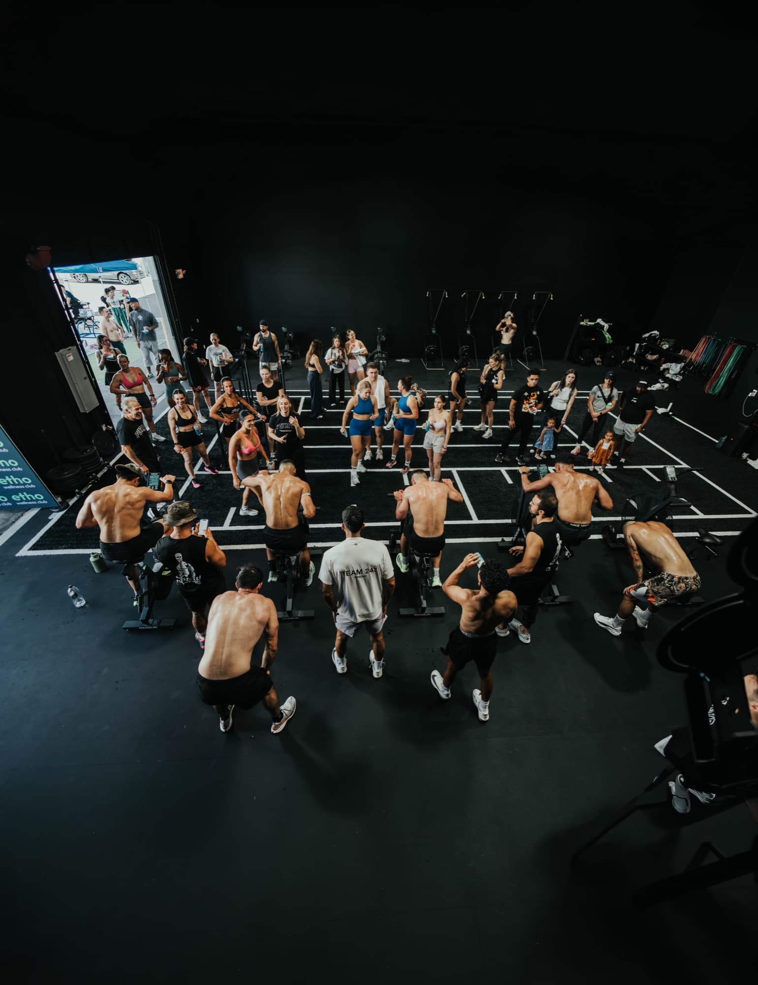 Athletes competing at the Fit Games
