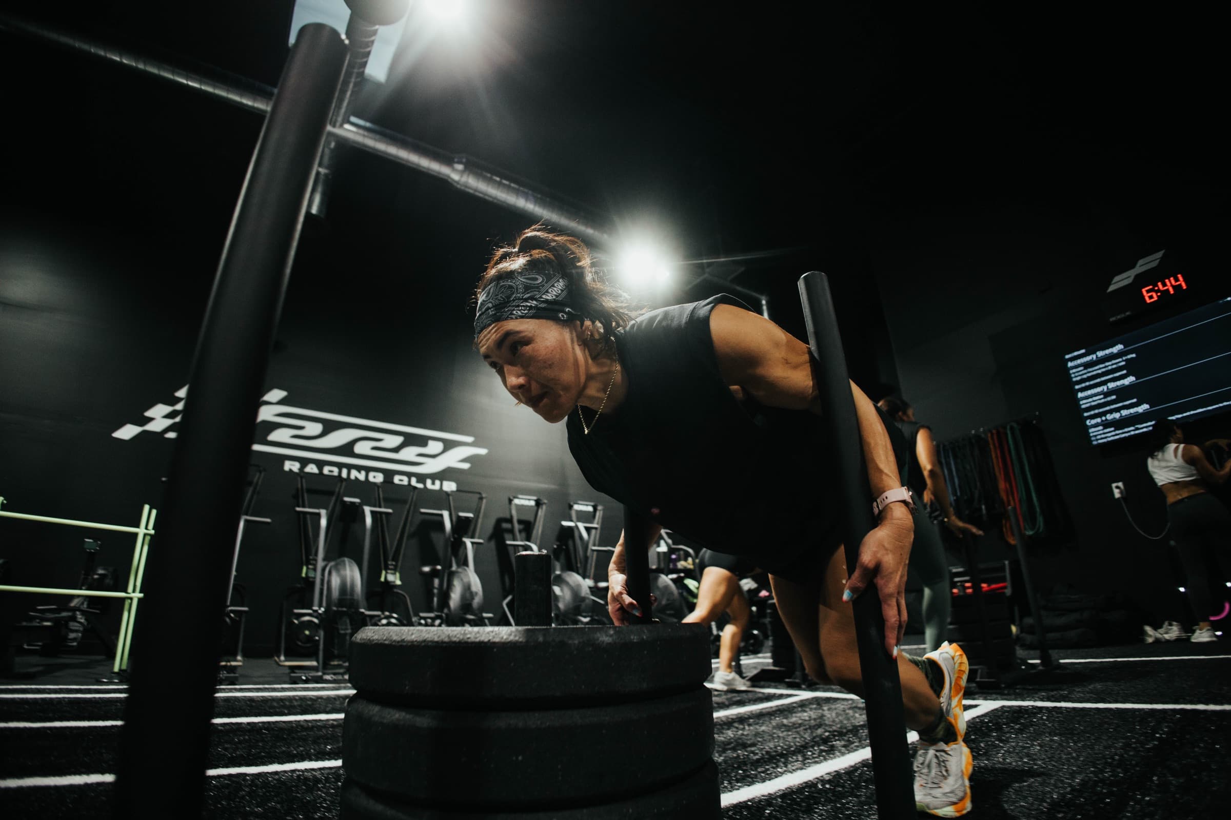 Conditioning work on the Fury Co training floor