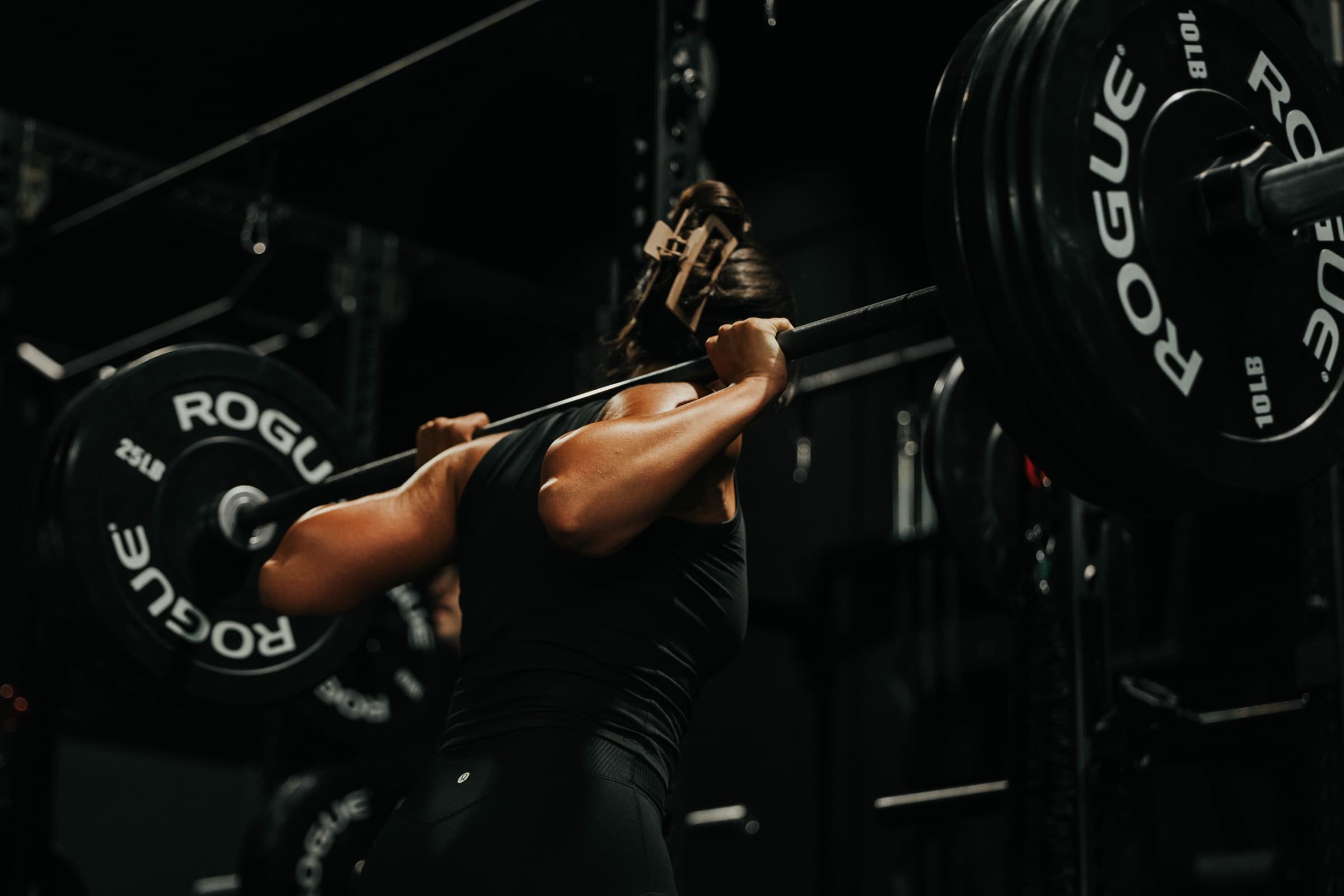 A heavy barbell session at Fury Co